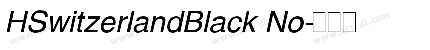 HSwitzerlandBlack No字体转换